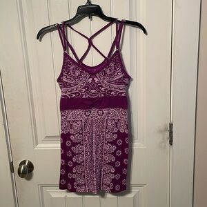 Athleta Majestic Tunic in Purple Size XS